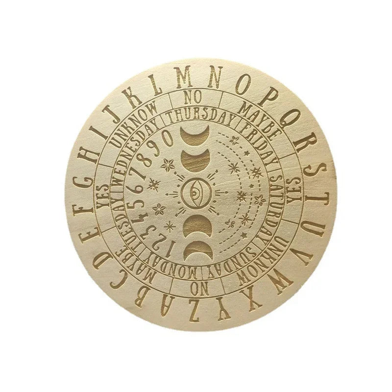 Plateau de pendule étoile – Divination double face