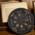Plateau de Pendule en Bois – Divination & Wicca