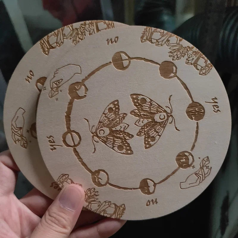 Plateau de pendule étoile – Divination double face