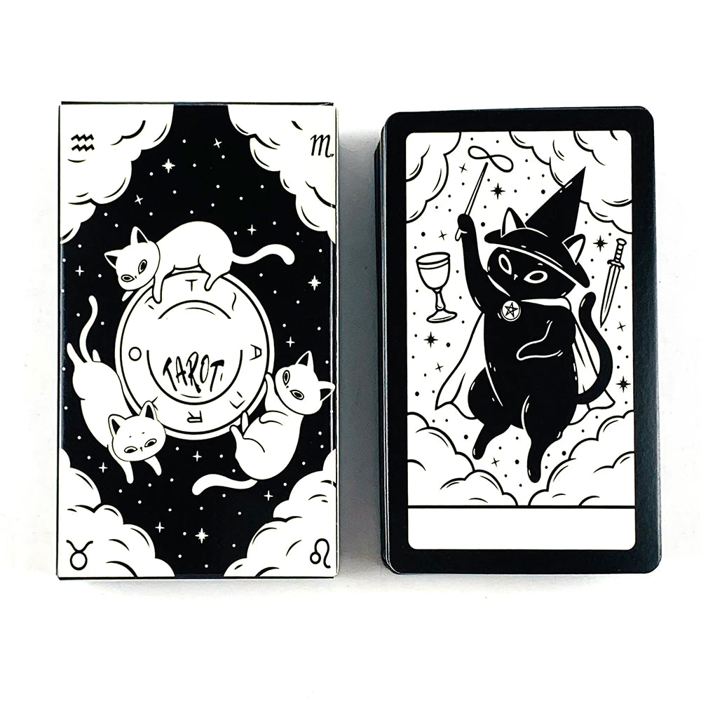 Jeu de Tarot Chats Mignons – 78 Cartes Oracle & Divination