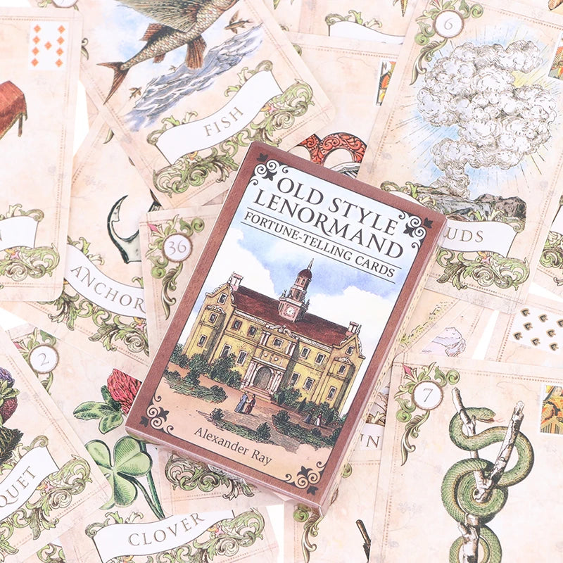 Jeu de Cartes Lenormand Ancien Style – Oracle & Divination