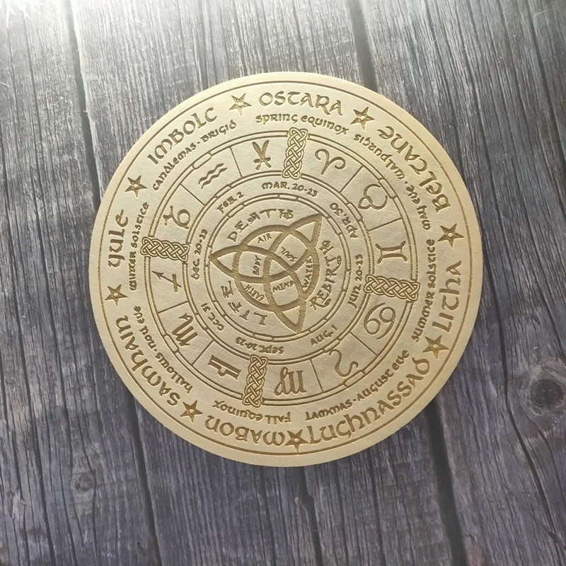 Plateau de pendule étoile – Divination double face