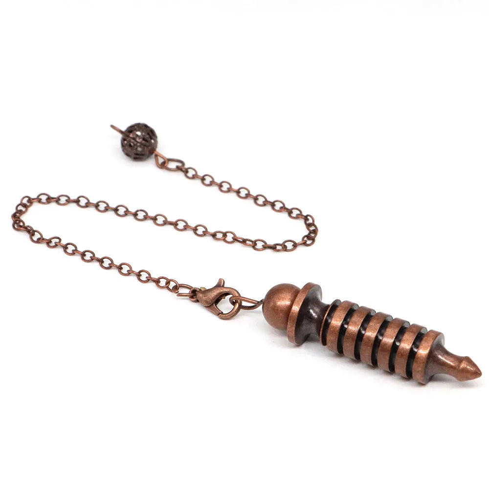 Pendule en métal doré – Radiesthésie & Divination
