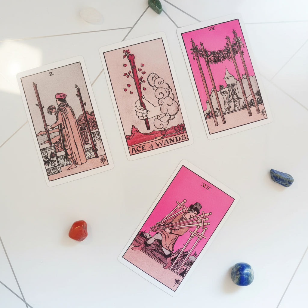 Jeu de Tarot Rose – 78 cartes