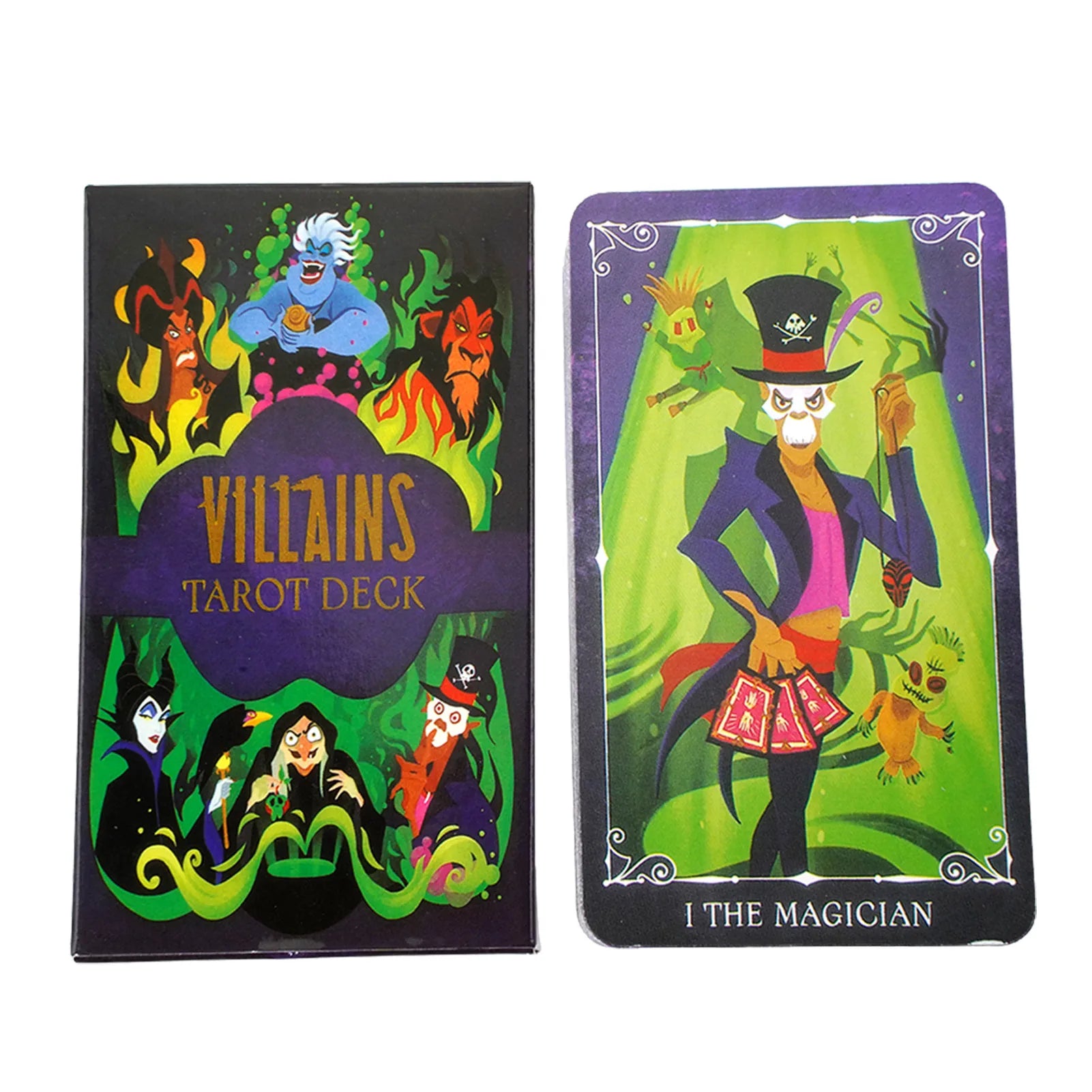 Jeu de Tarot Oracle 78 Cartes – Prophétie Mystérieuse Style Comics