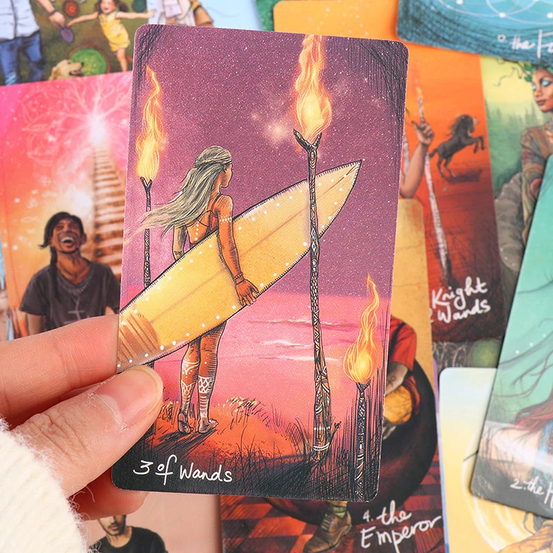 Jeu de Tarot Oracle 78 Cartes – Prophétie Mystérieuse Style Comics