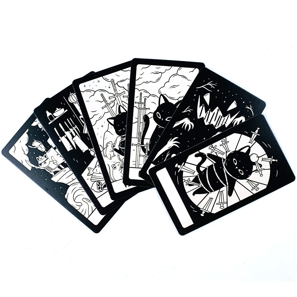Jeu de Tarot Chats Mignons – 78 Cartes Oracle & Divination