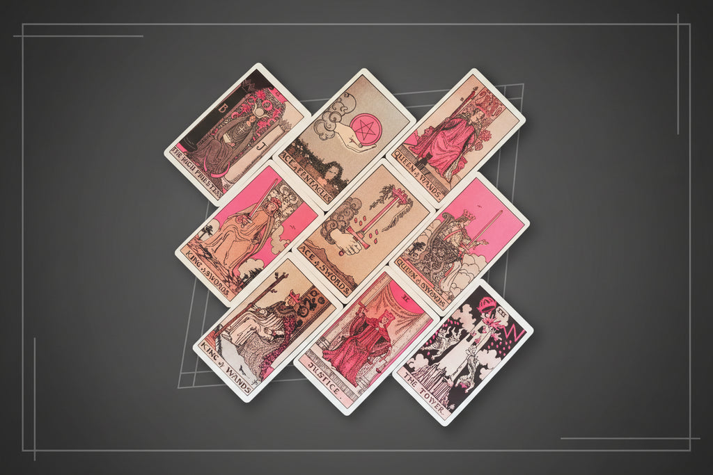 Jeu de Tarot Rose – 78 cartes
