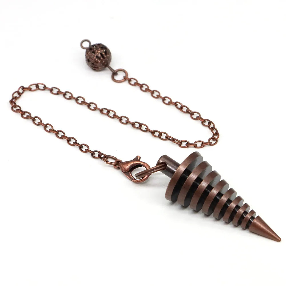 Pendule en métal doré – Radiesthésie & Divination