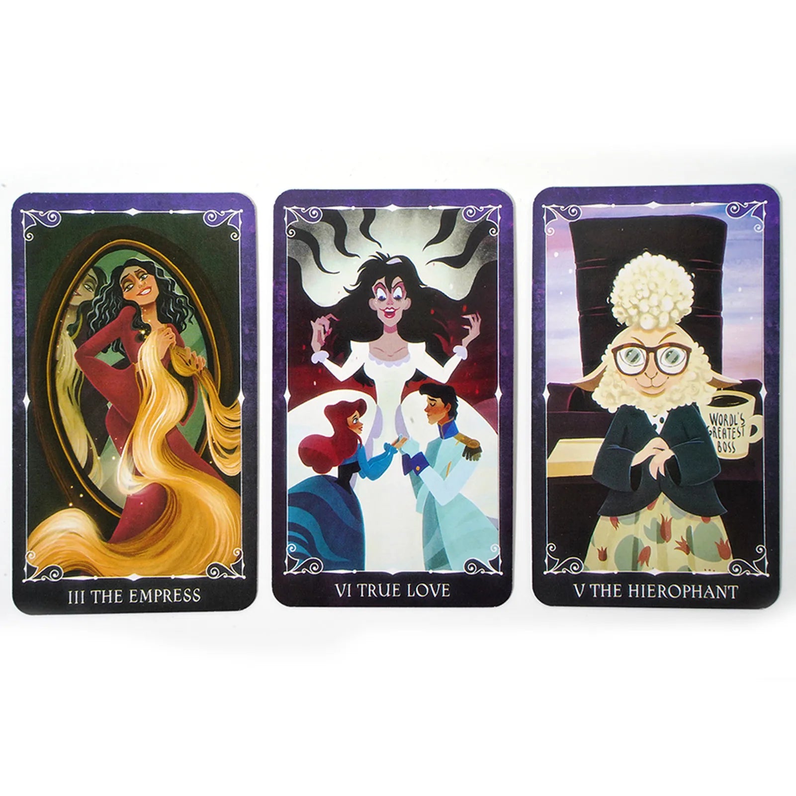 Jeu de Tarot Oracle 78 Cartes – Prophétie Mystérieuse Style Comics