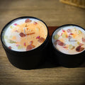 Lot de 2 Bougies Aromathérapie Cristaux & Fleurs – Boîte Étain