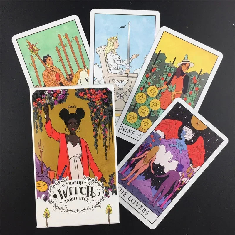 Tarot de la Sorcière Moderne – Jeu de Cartes avec Livret