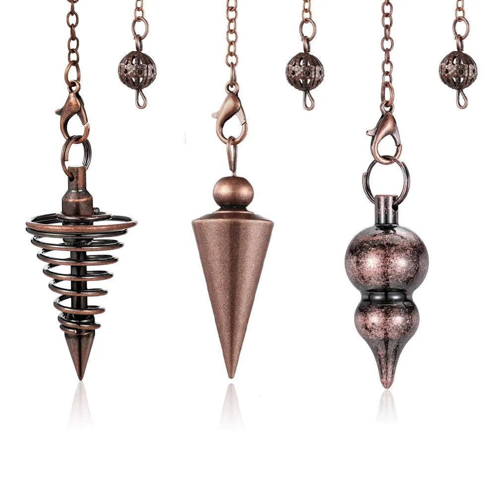 Pendule en métal doré – Radiesthésie & Divination