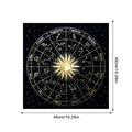 Nappe de Tarot en Velours – Pentagramme doré & Autel de sorcière
