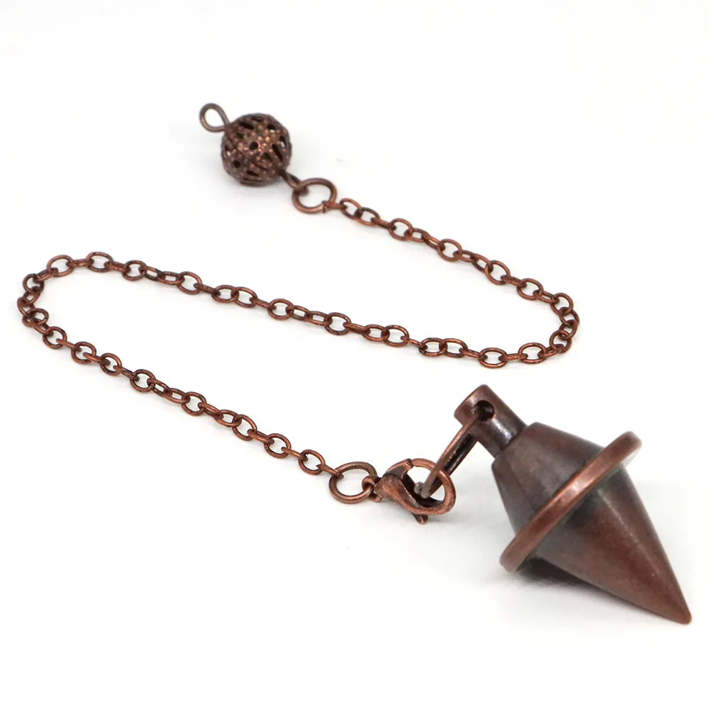 Pendule en métal doré – Radiesthésie & Divination