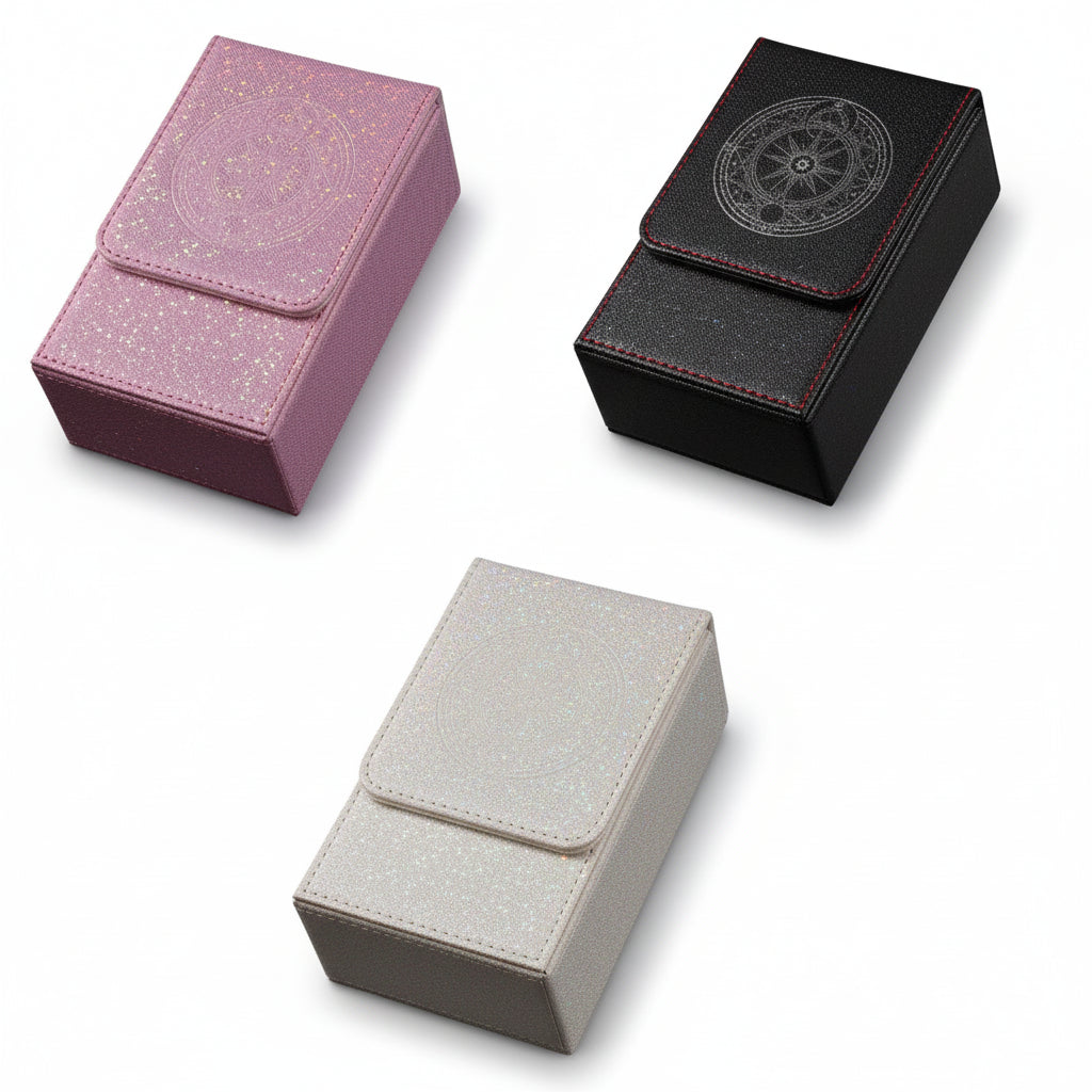 Boîte de Rangement pour Cartes de Tarot – Grande Capacité & Anti-poussière