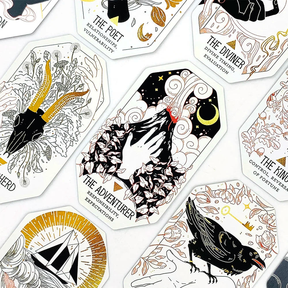 Jeu de Cartes Oracle – 60 Cartes de Guidance Spirituelle