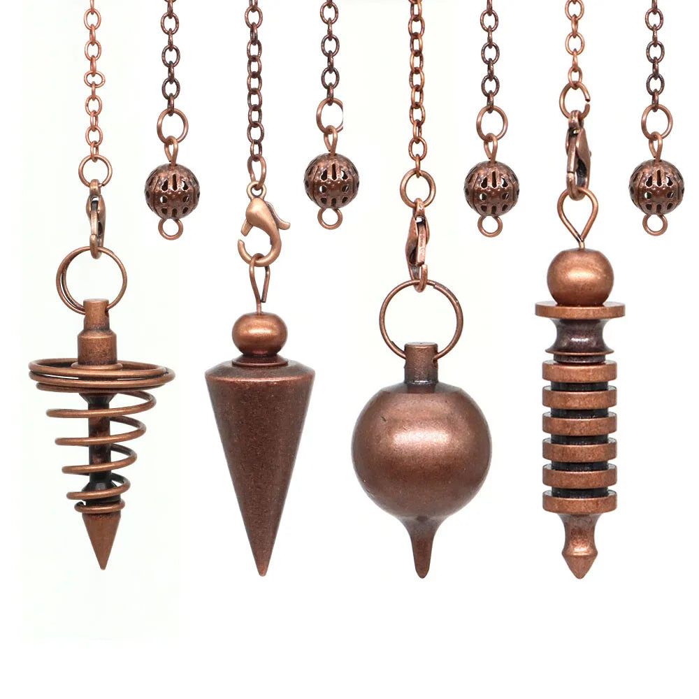 Pendule en métal doré – Radiesthésie & Divination