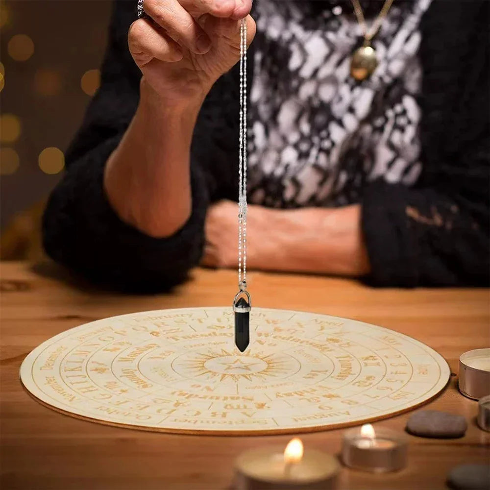 Plateau de pendule étoile – Divination double face