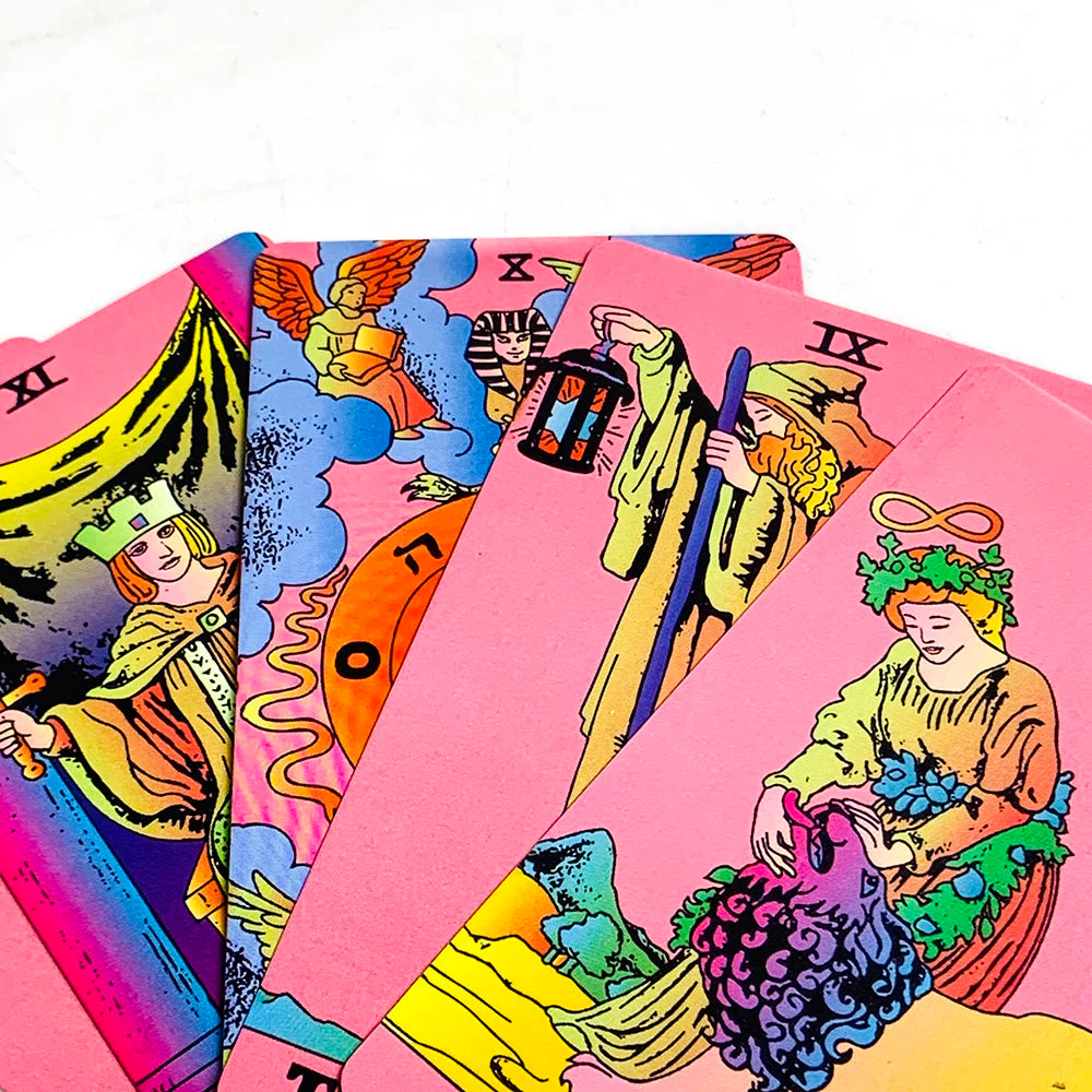 Jeu de Tarot Fantastique Rose – 78 cartes