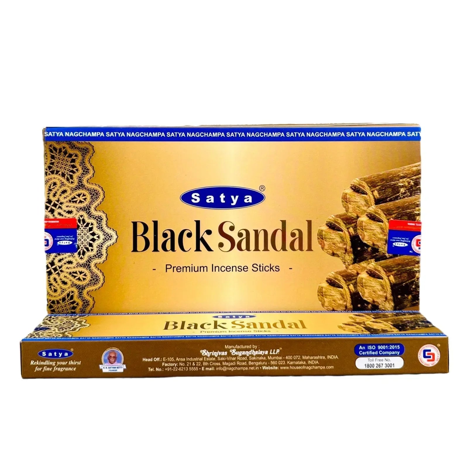 Bâtonnets d'encens indiens – Boîte artisanale