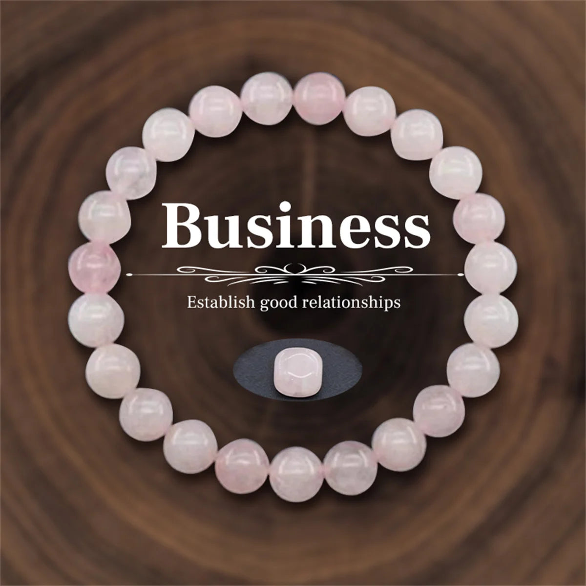 Bracelet en Perles de Pierre Naturelle 8mm – Richesse, Amour & Protection