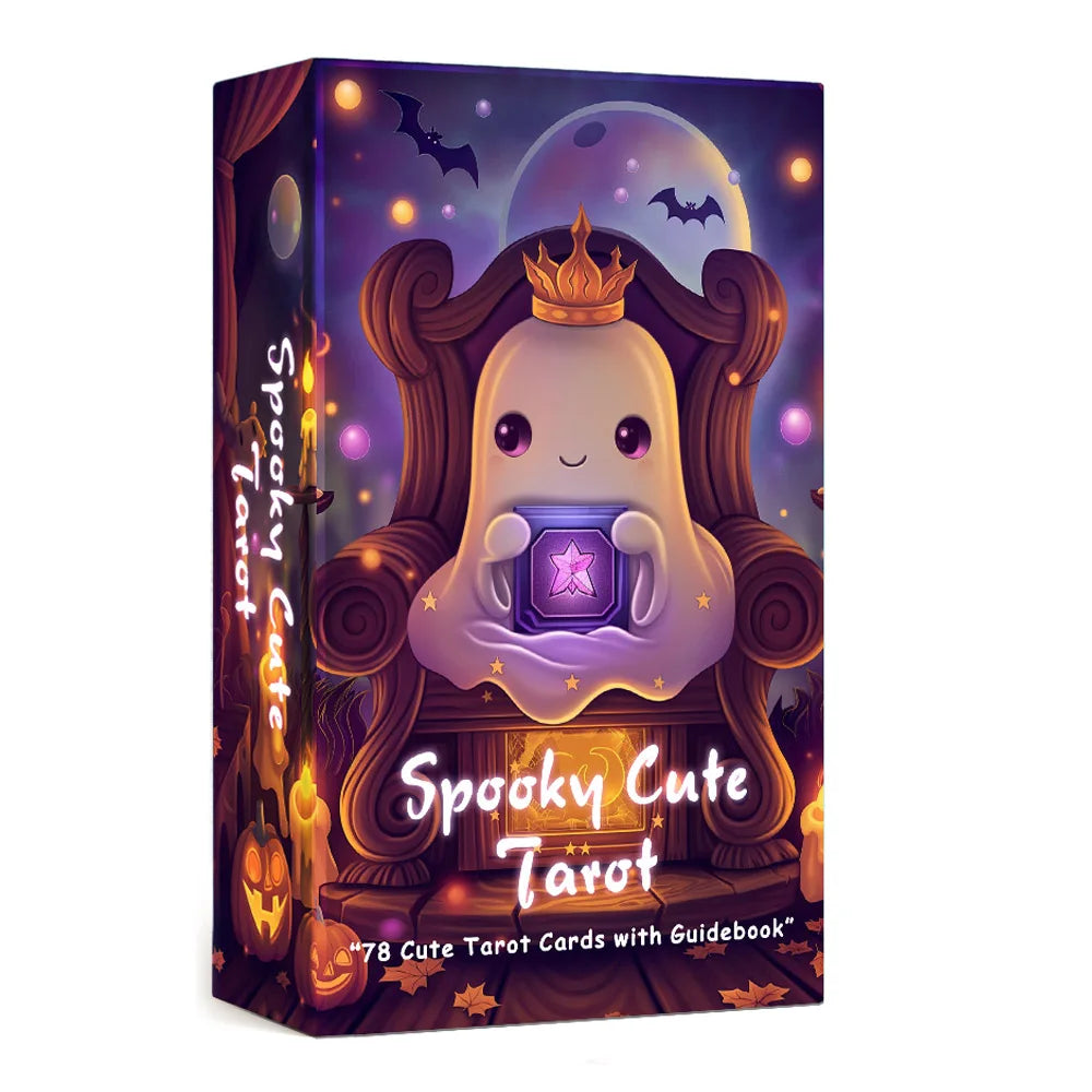 Jeu de Tarot Spooky Cute – 78 Cartes Kawaii & Divination pour Débutants