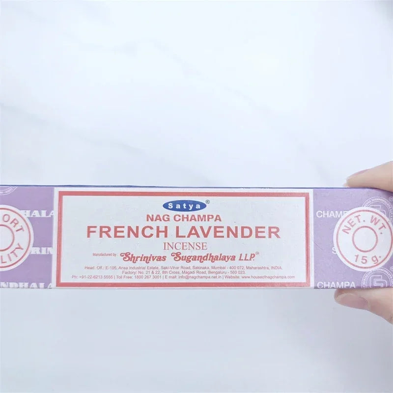 Bâtonnets d'encens indiens – Boîte artisanale