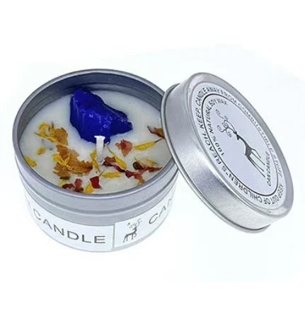 Bougie Parfumée Cristaux & Fleurs Séchées
