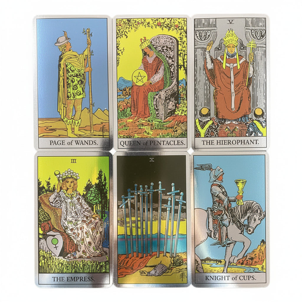 Jeu de Tarot Rider Waite Classique – Cartes Holographiques & Collectionneurs