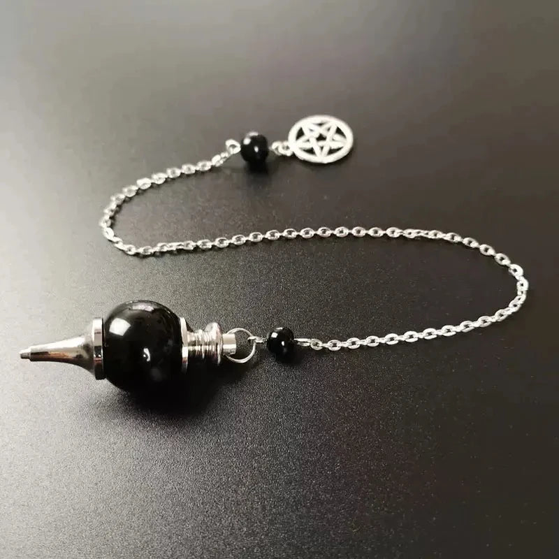 Pendule en pierre naturelle – Radiesthésie & Reiki