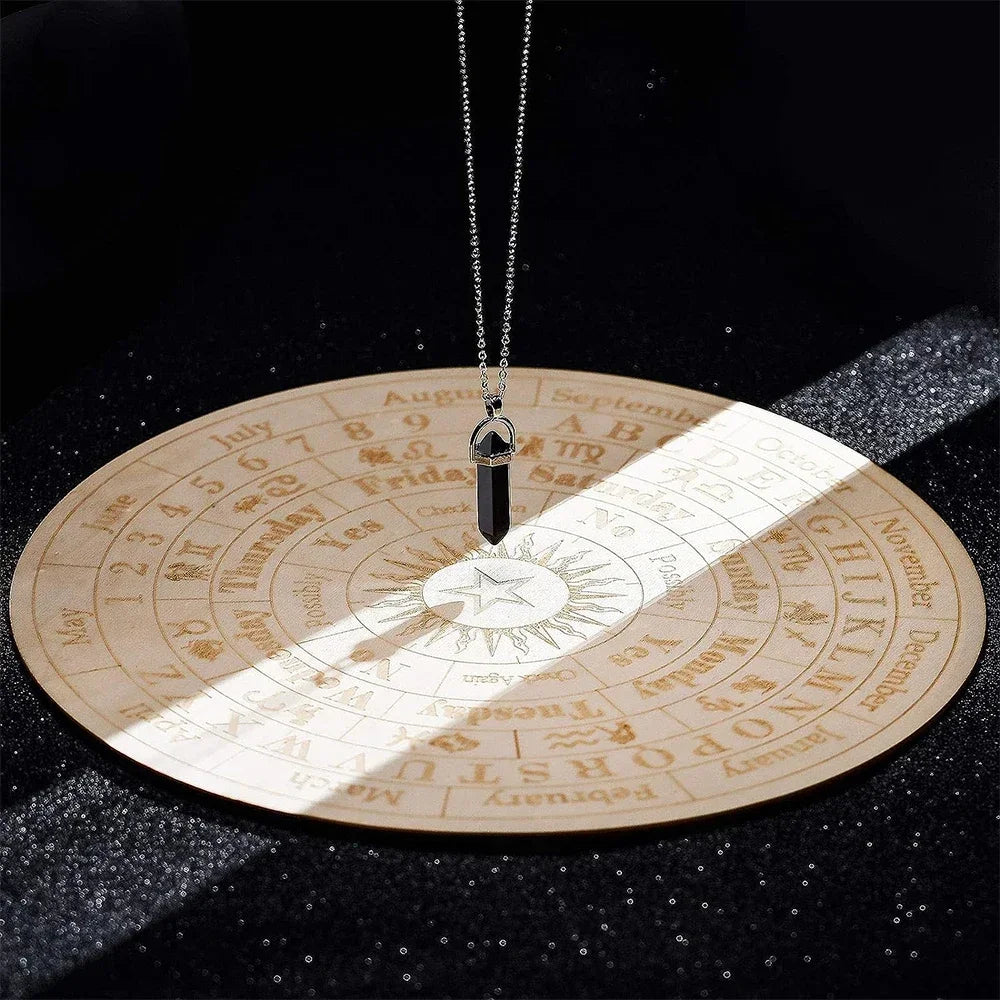 Plateau de pendule étoile – Divination double face