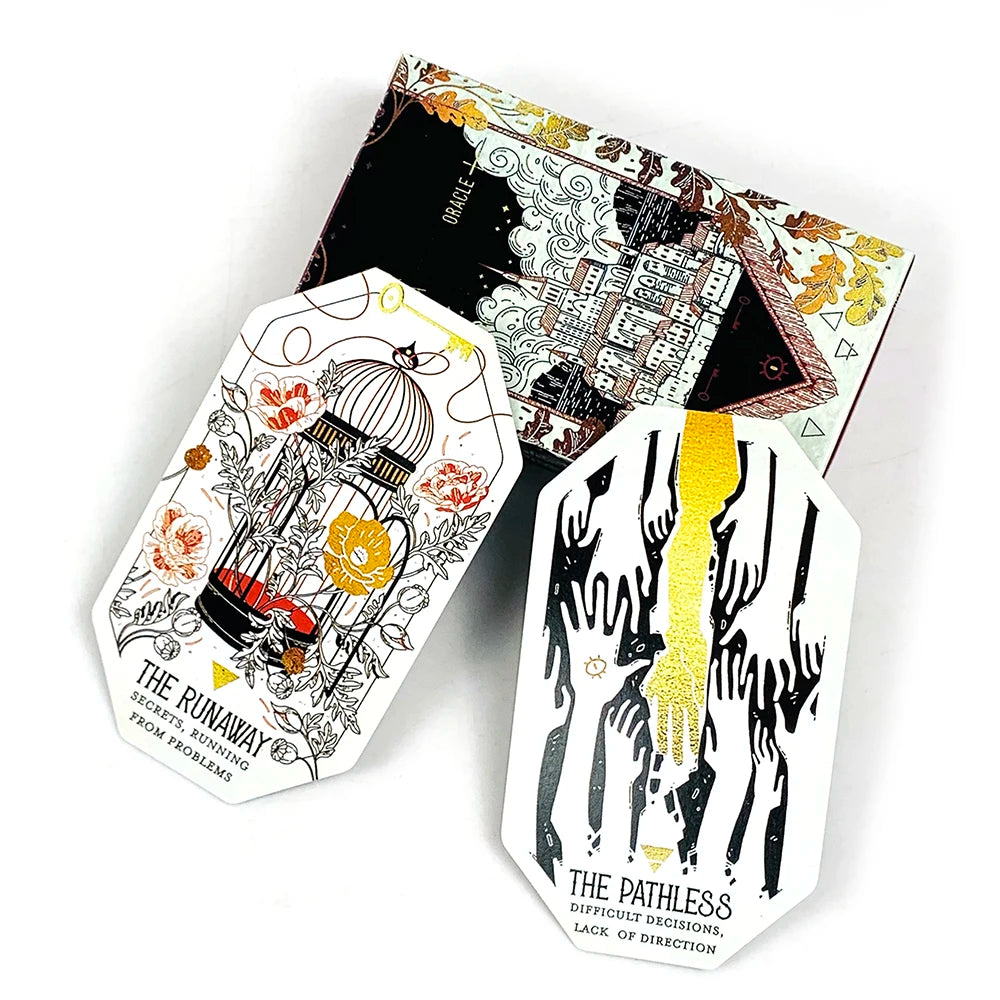 Jeu de Cartes Oracle – 60 Cartes de Guidance Spirituelle
