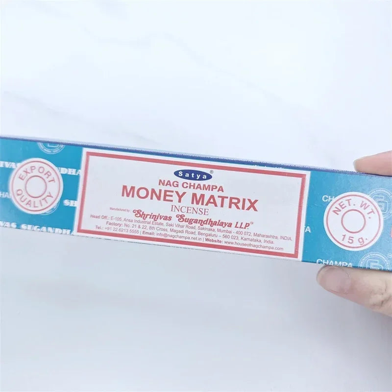 Bâtonnets d'encens indiens – Boîte artisanale