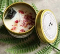 Bougie Parfumée Cristaux & Fleurs Séchées