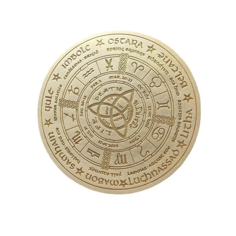 Plateau de pendule étoile – Divination double face